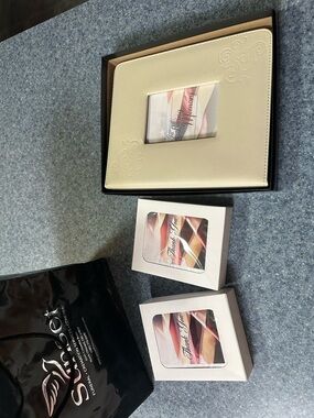 Memorial/Funeral service book & thank you card set